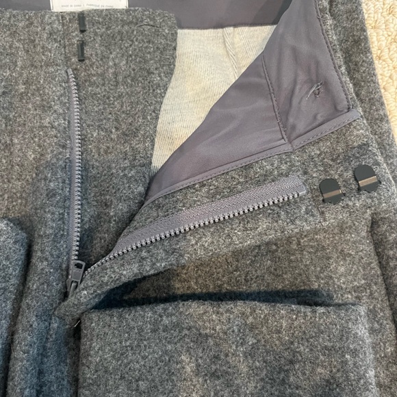 Oak & Fort High Waisted Wool Like Ankle Pant - Picture 7 of 11